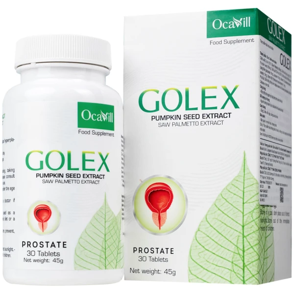 Viên uống hỗ trợ cho người phì đại lành tính tuyến tiền liệt Golex Ocavill (30 viên)