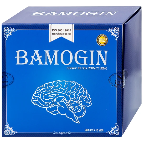 Viên uống tăng cường tuần hoàn não, cải thiện trí nhớ Bamogin Thành Công (6 vỉ x 10 viên)