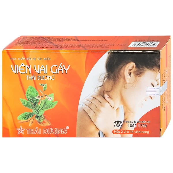 Giúp tăng lưu thông khí huyết Viên Vai Gáy Thái Dương (2 vỉ x 15 viên)