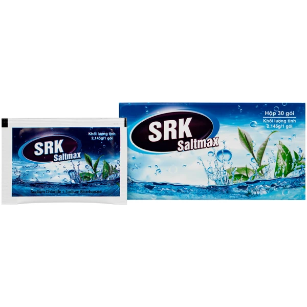 Muối rửa mũi SRK Saltmax giảm dị ứng mũi và khô mũi (30 gói)