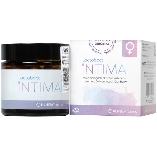 Viên uống bổ sung lợi khuẩn, D-mannose, việt quất cho phụ nữ Lactobact Intima (30 viên)