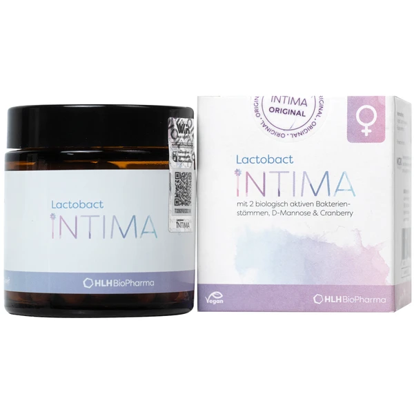 Viên uống bổ sung lợi khuẩn, D-mannose, việt quất cho phụ nữ Lactobact Intima (60 viên)