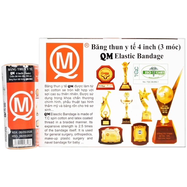 Băng thun 3 móc Quang Mậu (12 cuộn)