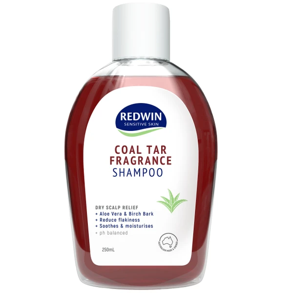 Dầu gội sạch gàu, giảm nhờn Redwin Coal Tar Fragrance Shampoo 250ml