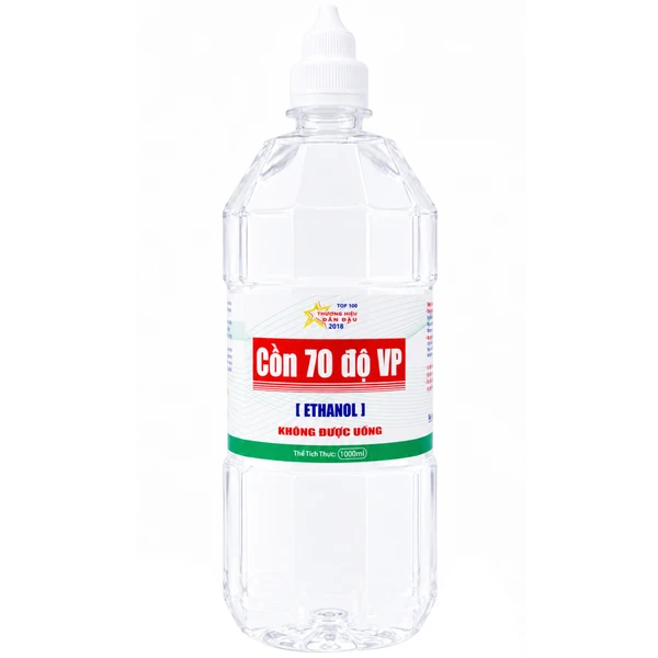 Cồn 70 độ Vĩnh Phúc 1000ml dùng sát trùng da và tiệt trùng dụng cụ y tế