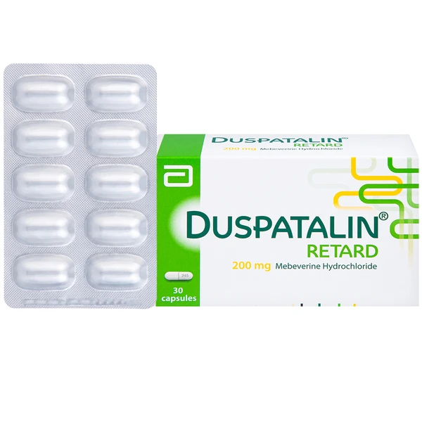 Thuốc Duspatalin Retard Abbott điều trị đau do rối loạn chức năng tiêu hóa và đường mật (30 viên)