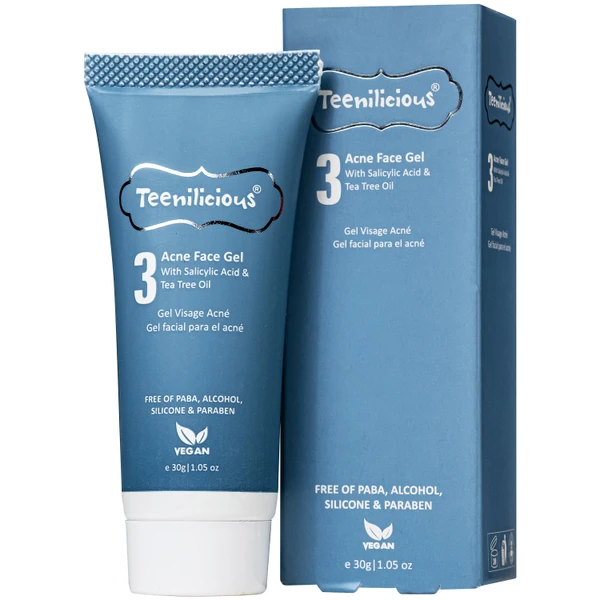 Gel bôi ngừa mụn đầu đen, đầu trắng Teenilicious Hộp 30g