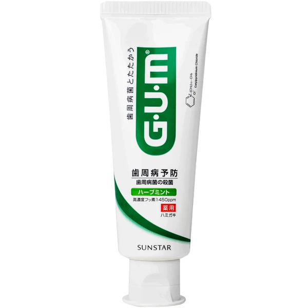 Kem đánh răng sunstar Gum lb hương bạc hà thảo mộc 120g
