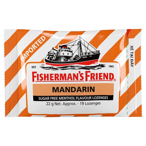 Kẹo Con Tàu Vị Quýt Fisherman's Friend 25g/22g