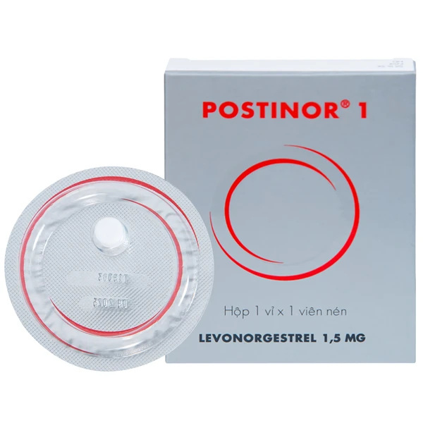 Thuốc Postinor 1 Gedeon dùng tránh thai khẩn cấp trong vòng 72 giờ sau giao hợp (1 viên)