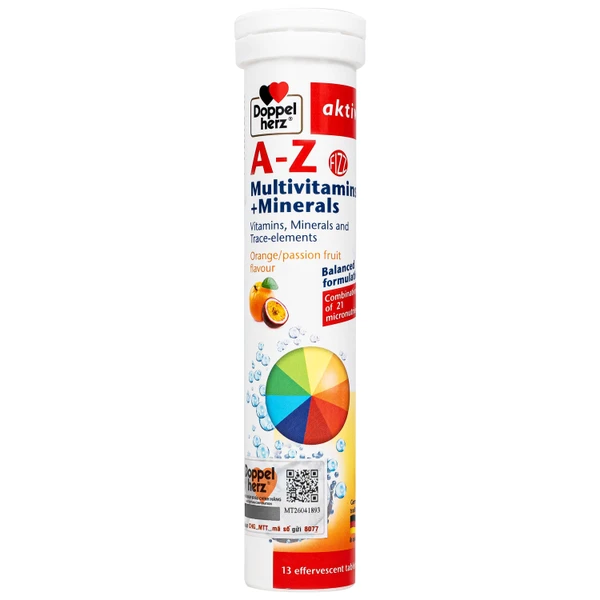 Viên sủi giúp tăng sức đề kháng A-Z Fizz Doppelherz (13 viên)