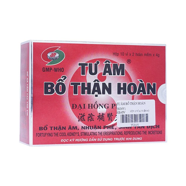 Tư Âm Bổ Thận Hoàn - Bổ thận âm, nhuận phế