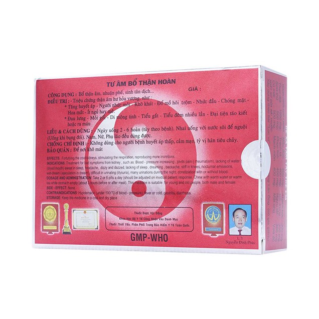 Tư Âm Bổ Thận Hoàn - Bổ thận âm, nhuận phế