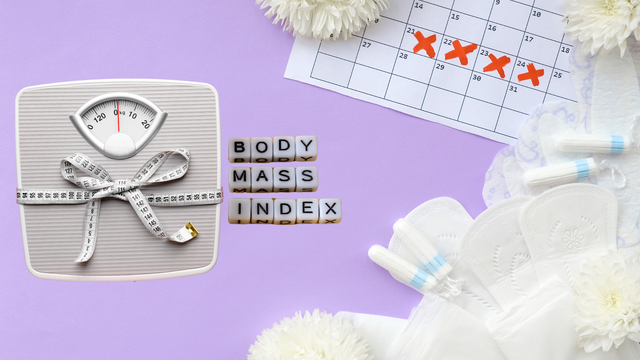 Chỉ số BMI có thể ảnh hưởng đến chu kỳ kinh nguyệt của bạn