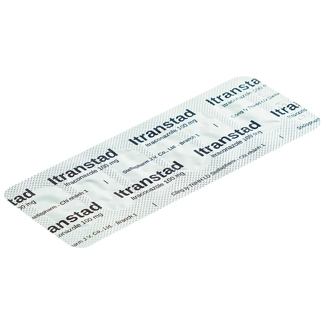 Itranstad 100mg: Thuốc kháng nấm, trị nấm da, lang ben