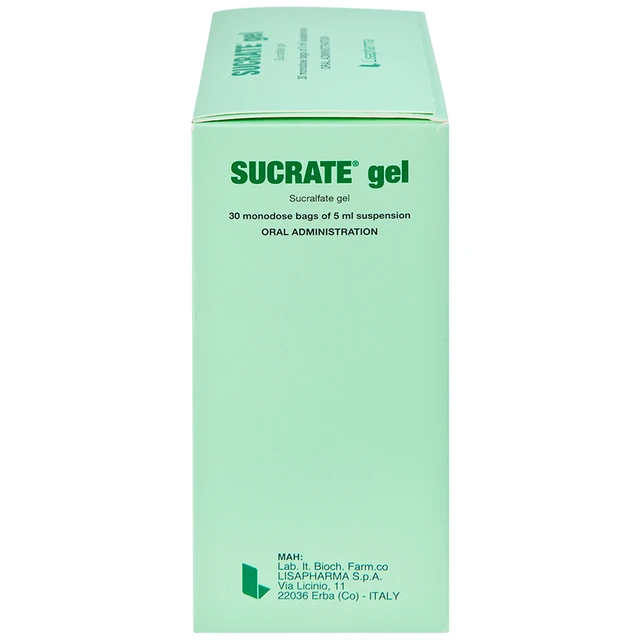 Thuốc Sucrate Gel 30 gói trị loét dạ dày
