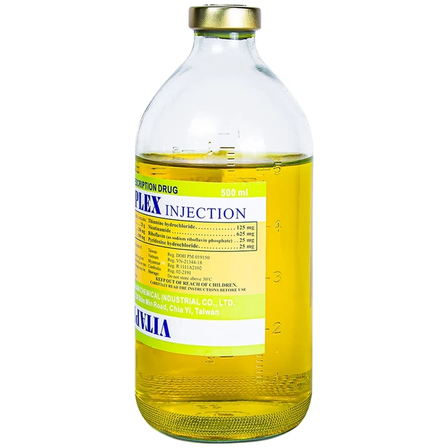 Vitaplex Injection 500ml bổ sung các vitamin nhóm B