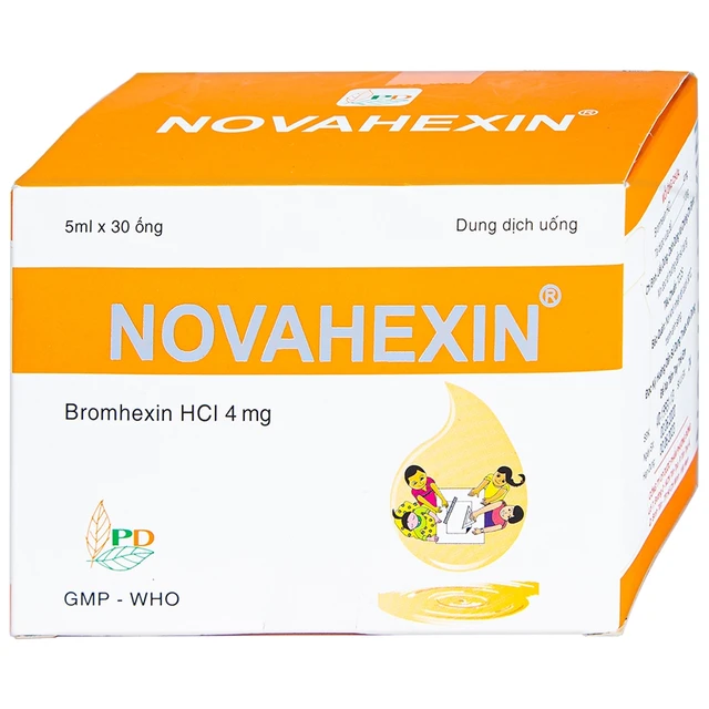 Thuốc Novahexin 4mg Phương Đông long đờm do viêm phế quản