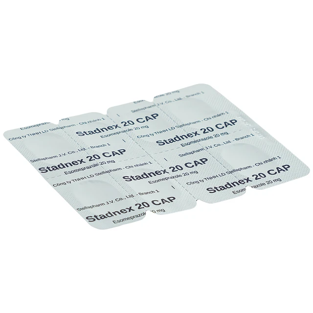Thuốc Stadnex 20 CAP Stella trị trào ngược dạ dày, thực quản