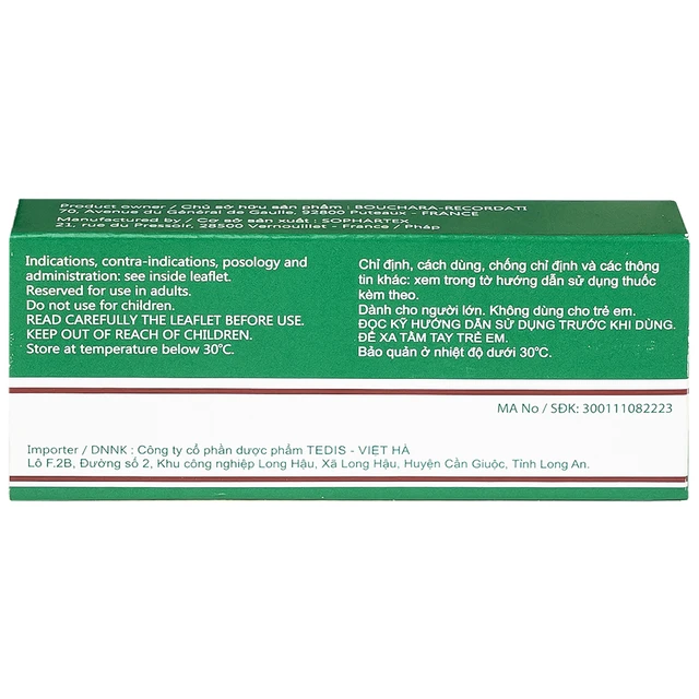Neo-Codion Pháp trị ho do kích ứng, ho khan (2 vỉ x 10 viên)