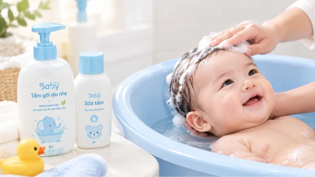 Cách tắm cho trẻ 4 tháng tuổi an toàn và những lưu ý cha mẹ cần biết