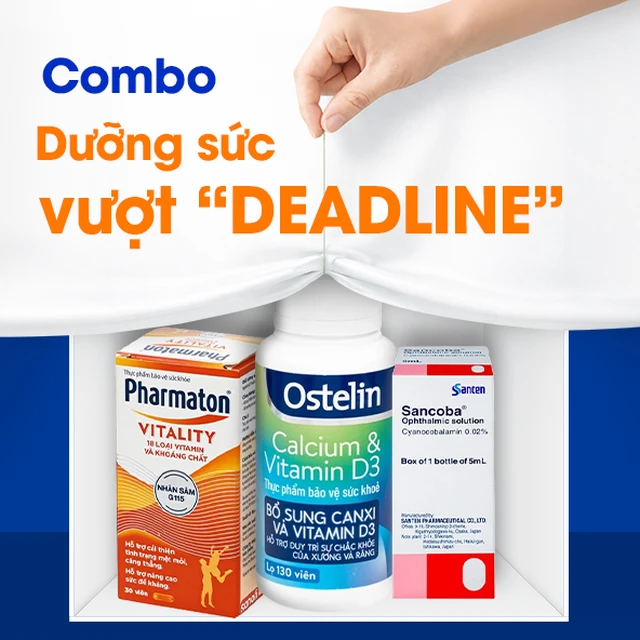 Nhóm sản phẩm hỗ trợ sức khỏe chạy deadline