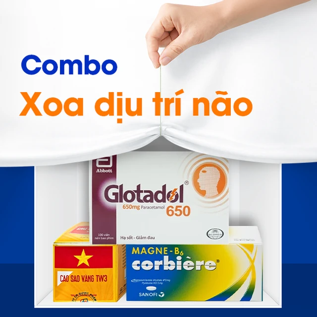 Nhóm sản phẩm giảm đau đầu, căng thẳng