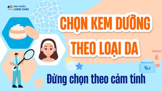 [Infographic] Chọn kem dưỡng theo loại da, đừng chọn theo cảm tính
