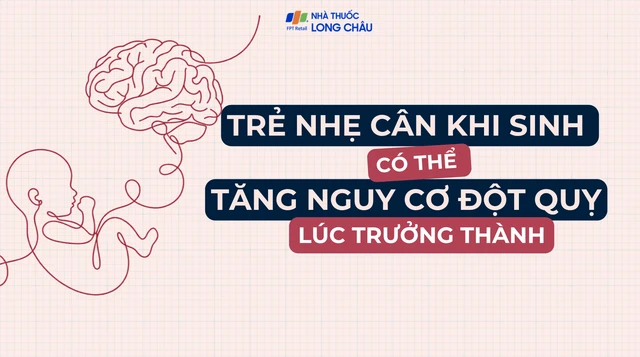 Trẻ nhẹ cân khi sinh có thể tăng nguy cơ đột quỵ khi trưởng thành