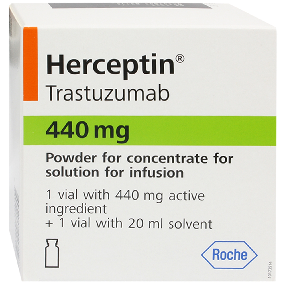 Hình ảnh Bột pha tiêm Herceptin 440mg Roche chống ung thư vú (20ml)