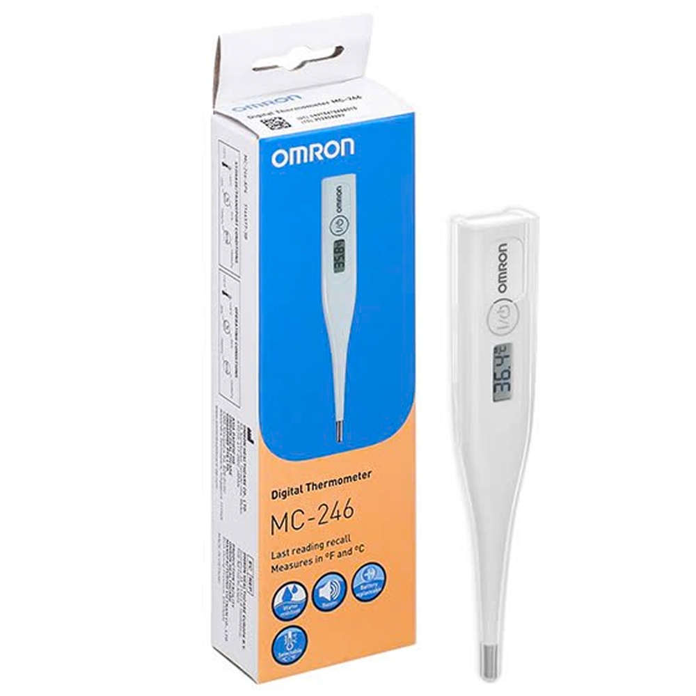 Hình ảnh Nhiệt kế điện tử Omron MC-246 đo nhiệt độ cho trẻ khi sốt