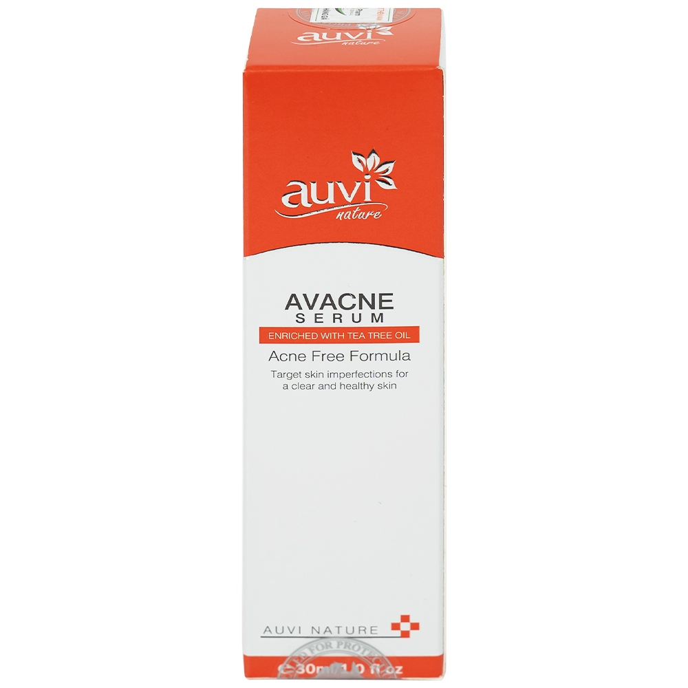 Hình ảnh Tinh chất Avacne Serum Auvi Natrure giúp kiểm soát nhờn, giảm mụn và mờ vết thâm (30ml)