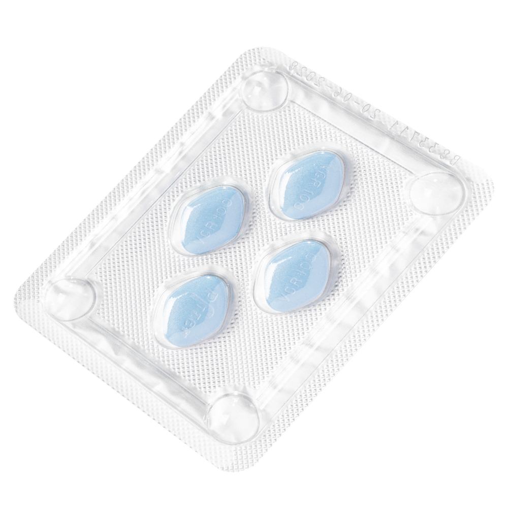 Hình ảnh Thuốc Viagra 100mg Viatris điều trị rối loạn cương dương (1 vỉ x 4 viên)