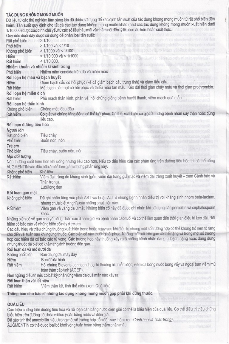 Thuốc Augmentin 1g GSK điều trị nhiễm khuẩn (2 vỉ x 7 viên)