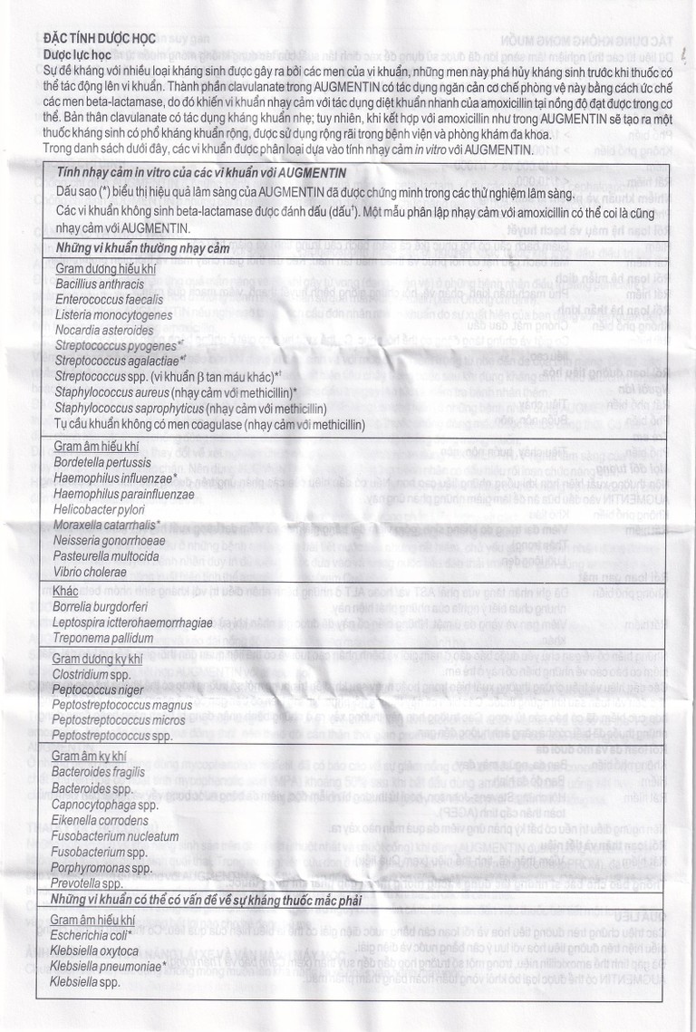 Thuốc Augmentin 1g GSK điều trị nhiễm khuẩn (2 vỉ x 7 viên)