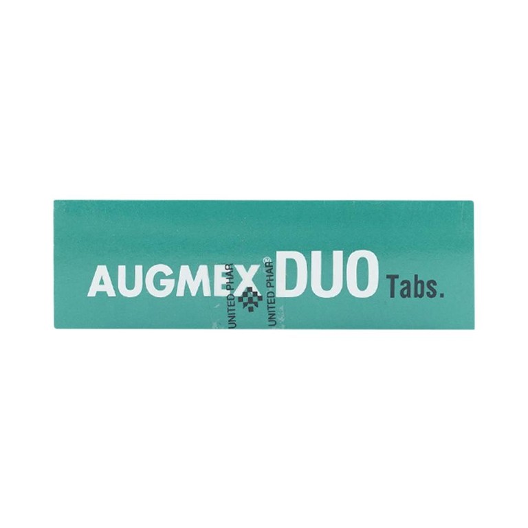 Thuốc Augmex Duo Korea United điều trị viêm phế quản, viêm bàng quang (2 vỉ x 10 viên) 