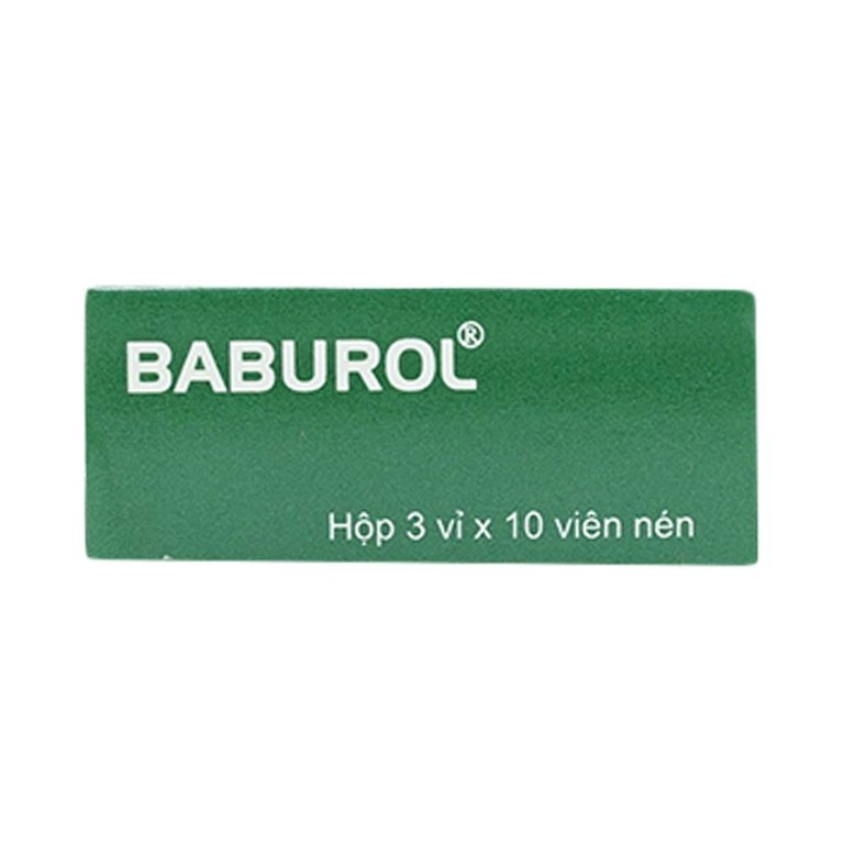 Thuốc Baburol Agimexpharm điều trị hen phế quản, viêm phế quản (3 vỉ x 10 viên)