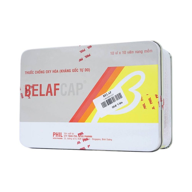 Thuốc Belafcap Phil cung cấp vitamin, khoáng chất, tăng đề kháng (10 vỉ x 10 viên)