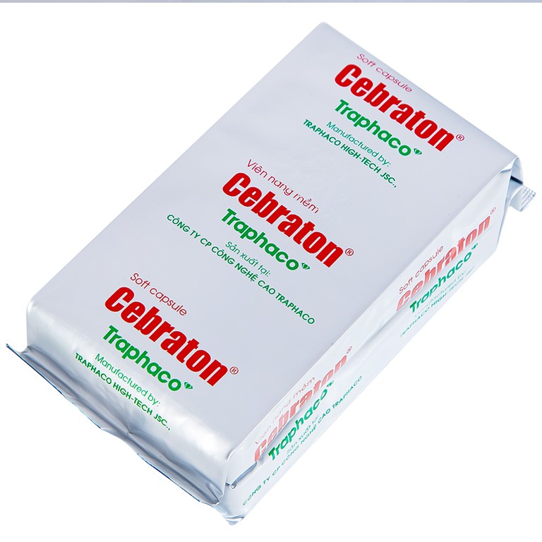 Thuốc Cebraton Traphaco bổ khí huyết, hoạt huyết dưỡng não (5 vỉ x 10 viên)