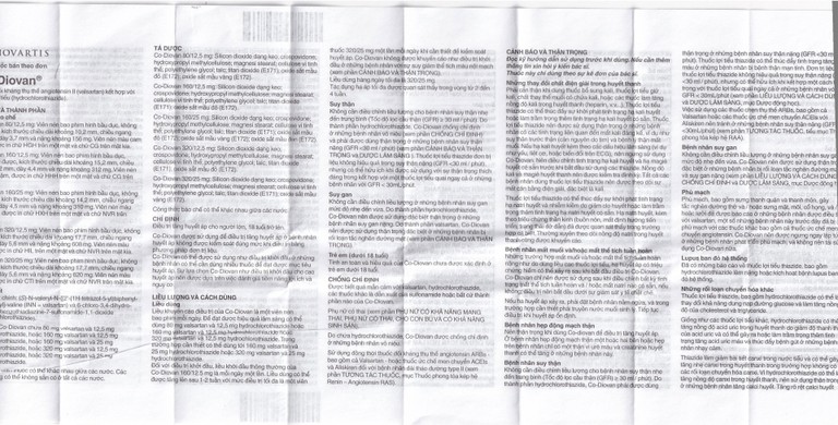 Thuốc Codiovan 80mg/12.5mg Novartis điều trị tăng huyết áp (2 vỉ x 14 viên)