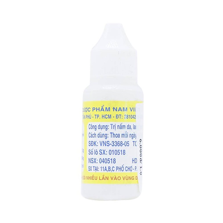 Dung dịch ASA Nam Việt điều trị hắc lào, nấm da (18ml)