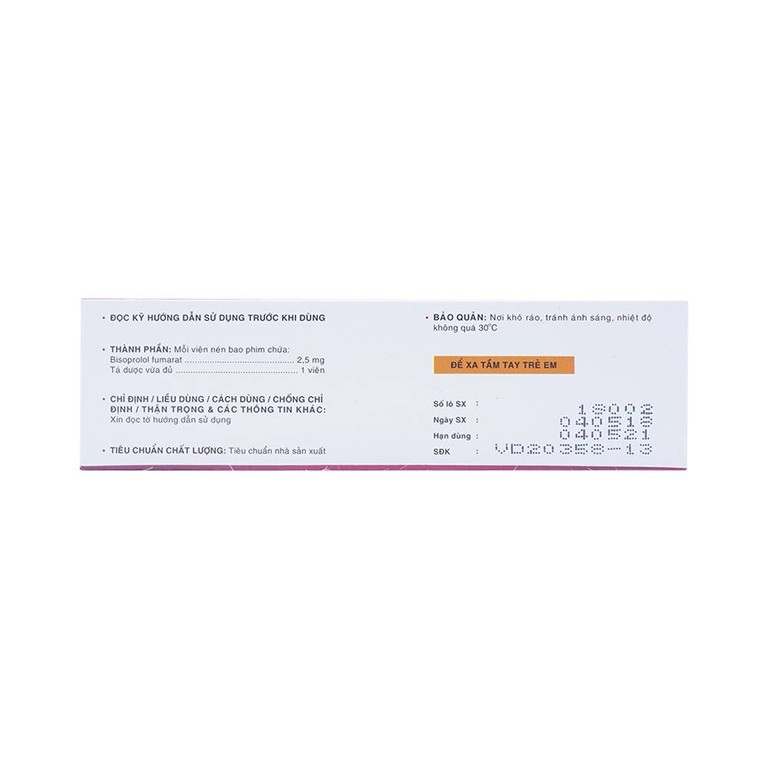 Thuốc Corneil Đạt Vi Phú điều trị tăng huyết áp, đau thắt ngực (6 vỉ x 10 viên)