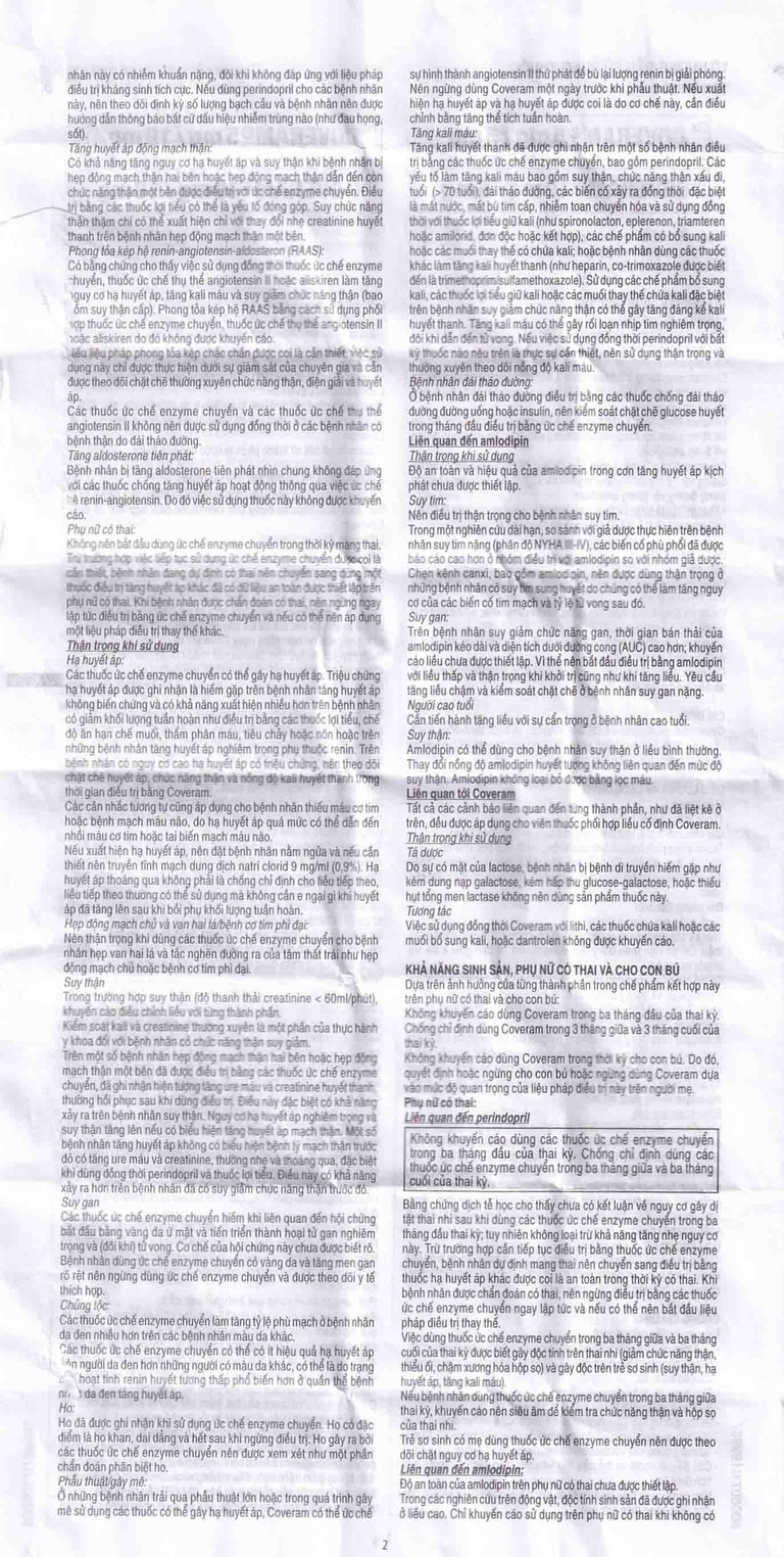 Thuốc Coveram 10mg/10mg Servier điều trị tăng huyết áp (30 viên)