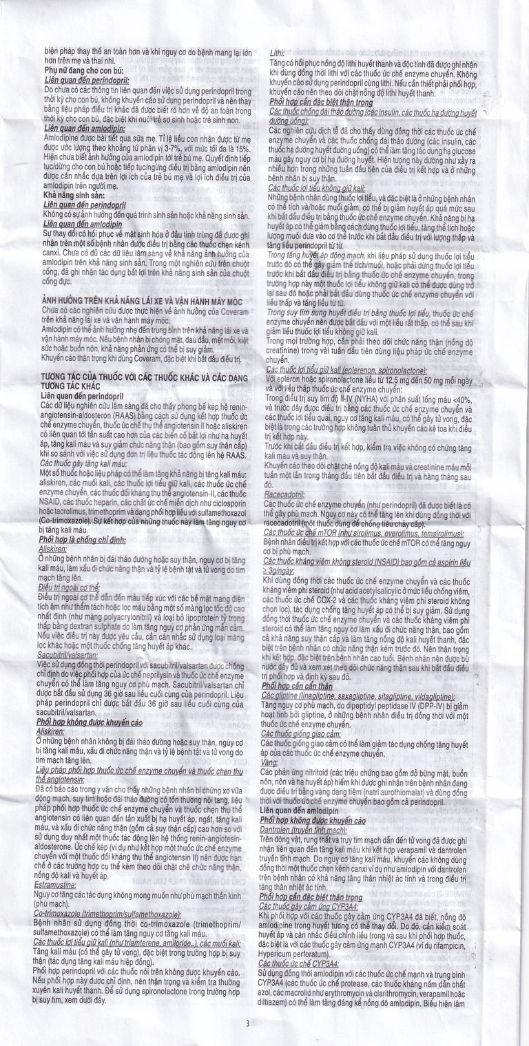 Thuốc Coveram 5mg/10mg Servier điều trị tăng huyết áp (30 viên)