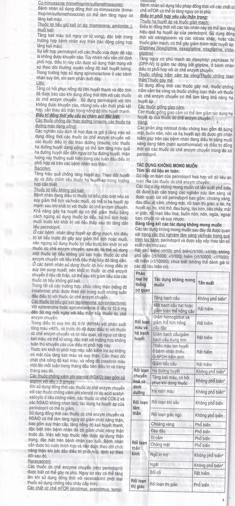 Thuốc Coversyl 5mg Servier điều trị tăng huyết áp (30 viên)