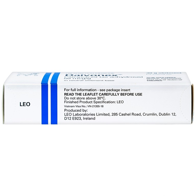 Thuốc mỡ Daivonex 30g LEO điều trị bệnh vẩy nến mảng