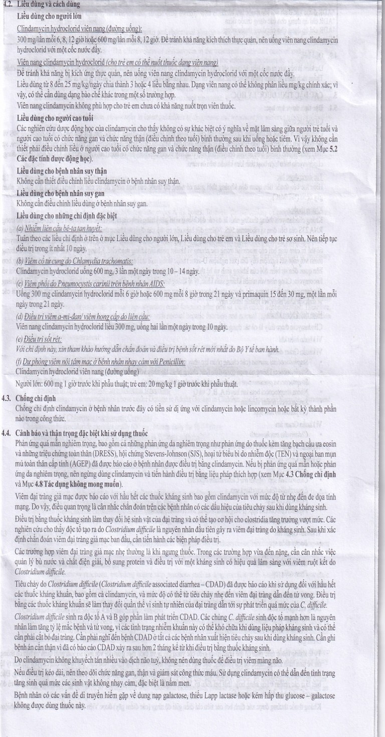 Thuốc Dalacin C 300mg Pfizer điều trị nhiễm khuẩn (2 vỉ x 8 viên)