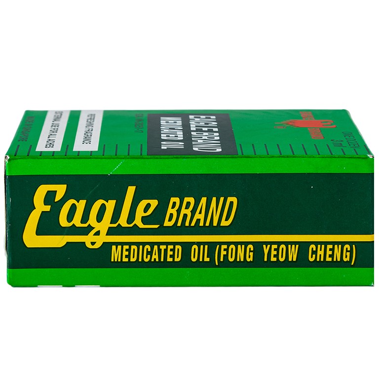 Dầu gió xanh Con Ó Eagle Brand Medicated Oil giảm nhức đầu, cảm cúm, đau lưng, viêm khớp (12 chai x 3ml)