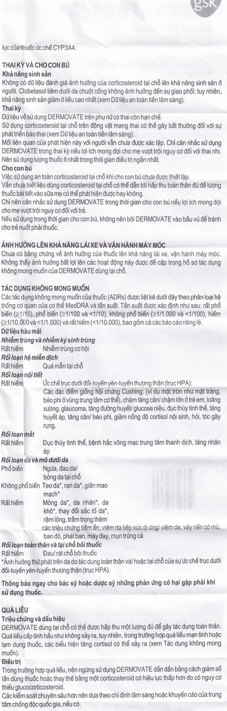Kem bôi ngoài da Dermovate Cream GSK điều trị vẩy nến, viêm da, lichen phẳng (15g)