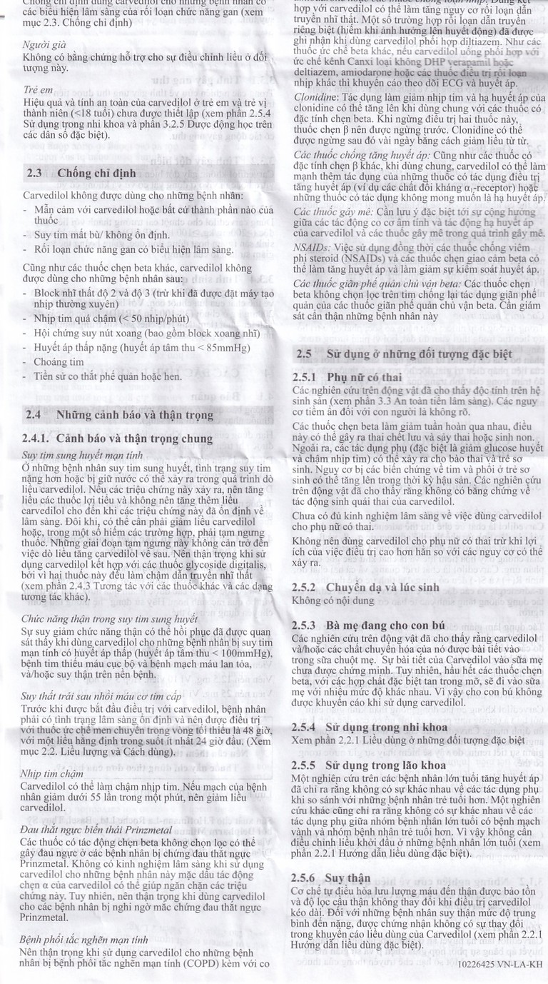 Thuốc Dilatrend Roche điều trị tăng huyết áp, bệnh mạch vành, suy tim mạn, suy thất trái (3 vỉ x 10 viên)